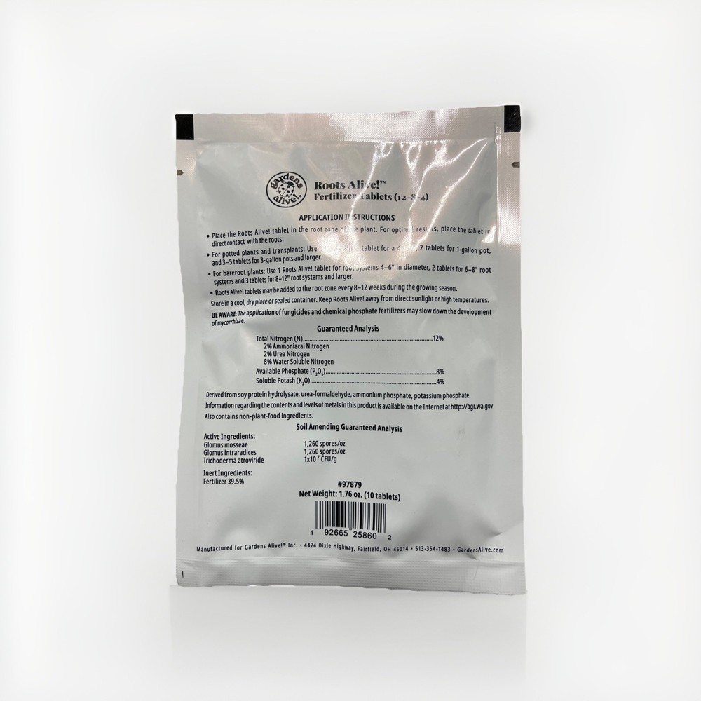 2 PACK Roots Alive! Fertilizer Tablets 12-8-4 10ct
