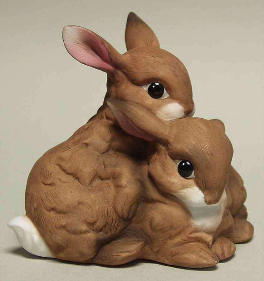 Goebel Easter Figurine-Goebel Two Rabbits - Boxed 5555957