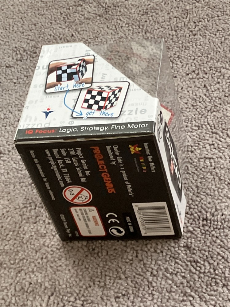 MEFFERT’S CHECKER CUBE SIMILAR TO RUBIK’S CUBE -NIP