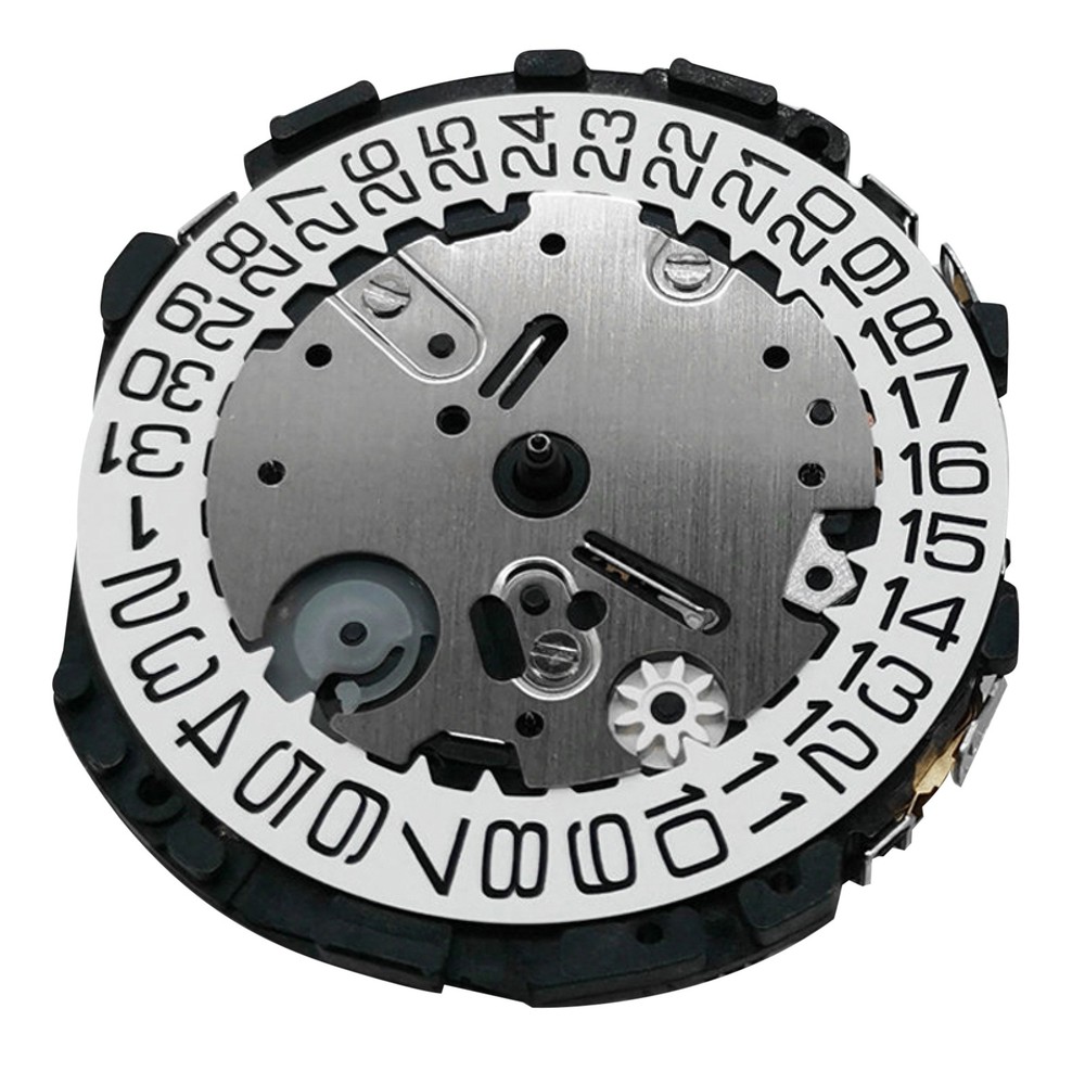 Durable Quartz Watch Movement 6 Hands With Battery Handlebar For VR32B VR32