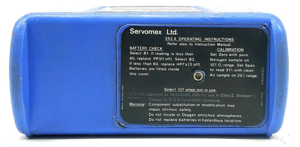 Servomax Sybron 3951-2529 Oxygen Analyzer T4/Bas