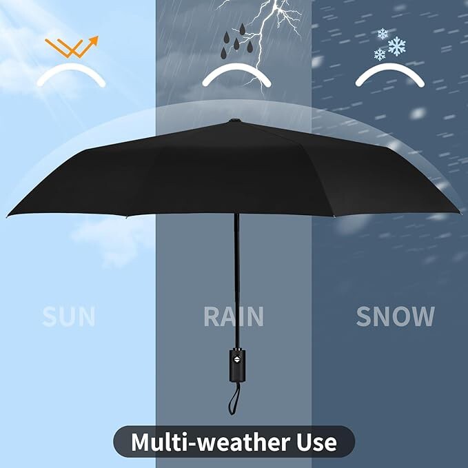 BEST UMBRELLA COLLAPSIBLE WINDPROOF FOLDABLE HEAVY DUTY FOLDING LARGE PORTABLE