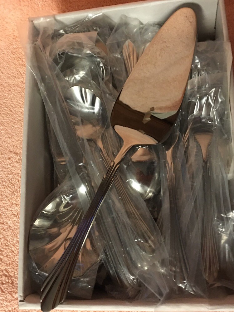 Retroneu BARRINGTON Stainless Korea Glossy Silverware Flatware; NEW!! CHOICE!!!
