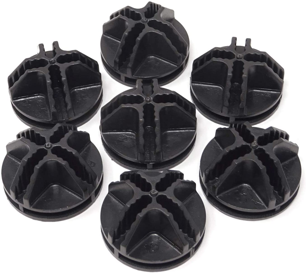 Wire Cube Plastic Connectors for Grid Storage Shelving & Mesh Snap Organizers