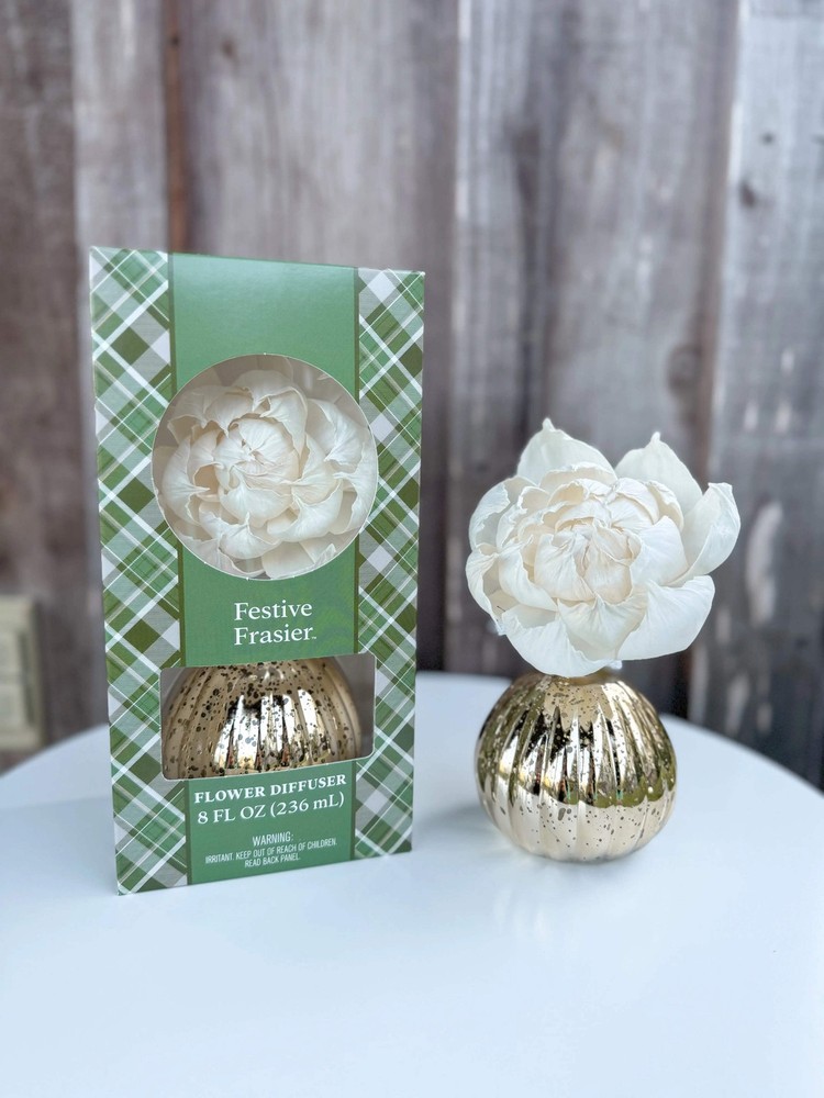 Festive Frasier Holiday Flower Diffuser