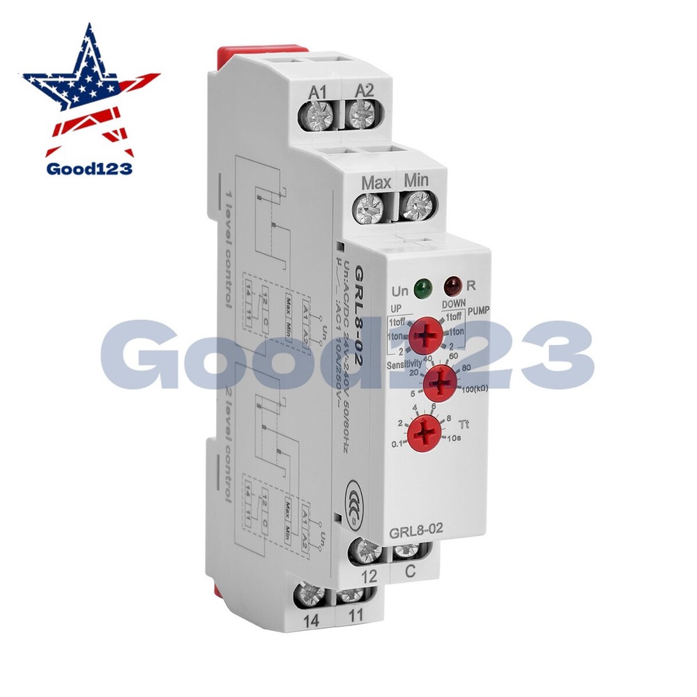 GRL8-02 10A AC/DC24-240V Liquid Level Control Relay