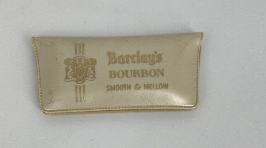 Barclay’s Bourbon Smooth And Mellow Comb & Plastic Rain Bonnet Set w/Case