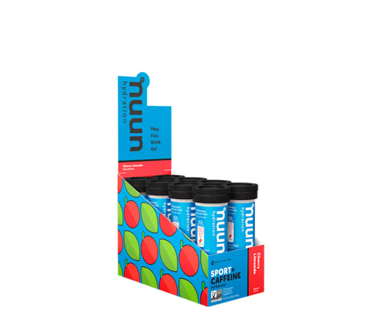 Nuun Sport Caffeine Hydration Tablets 8 Tubes Electrolyte