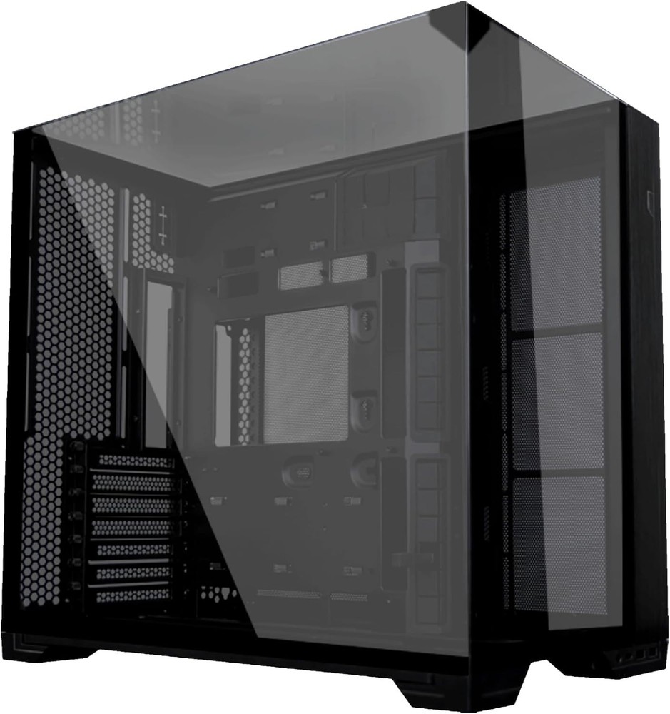 O11 Vision Compact ATX Computer Case: Tempered Glass & Back Connect Support