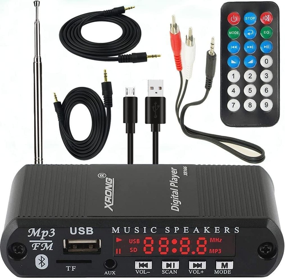 Multi-Functional Bluetooth Receiver with Remote Control & Audio Output Options