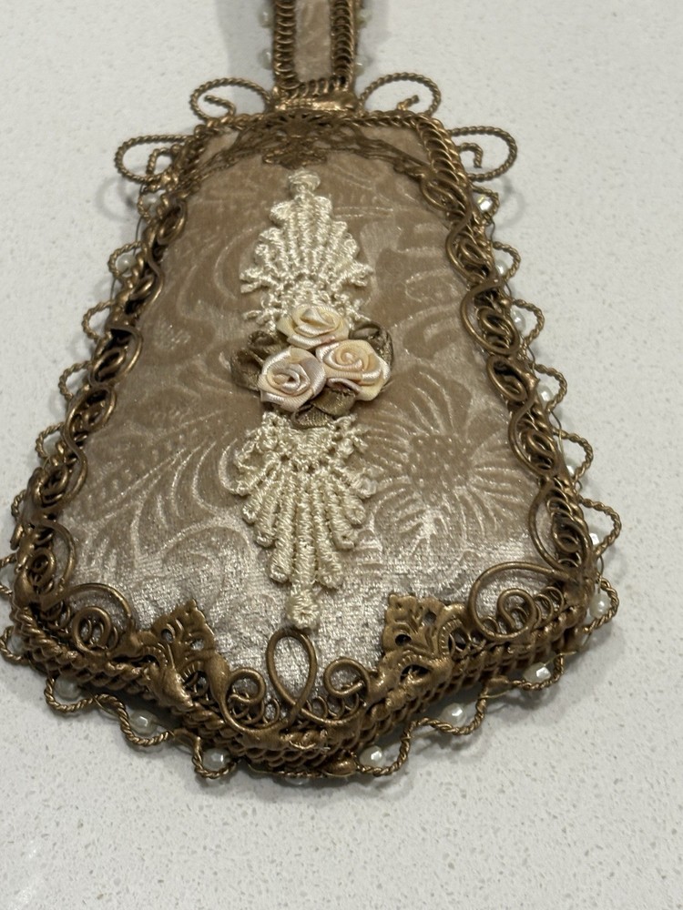 Victorian Lace-Edged Vanity Mirror Barbtex Vintage