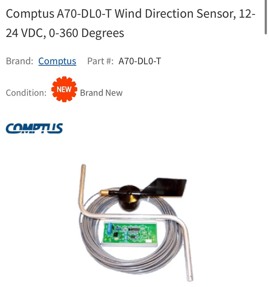 COMPTUS WIND AZIMUTH TRANSMITTER MODEL A70-DLO-T