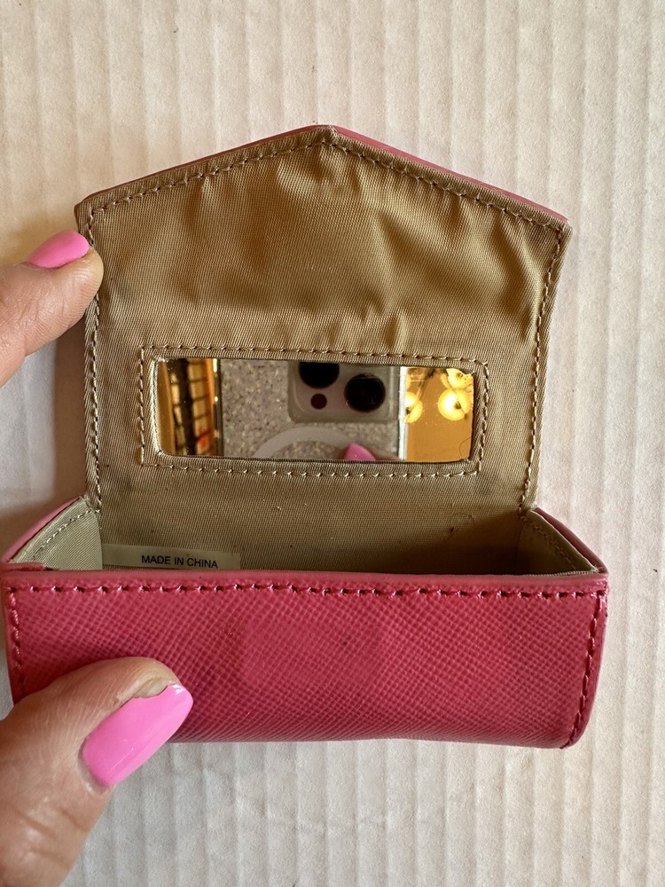 Tory Burch Pink Lipstick Holder with Magnetic Closure