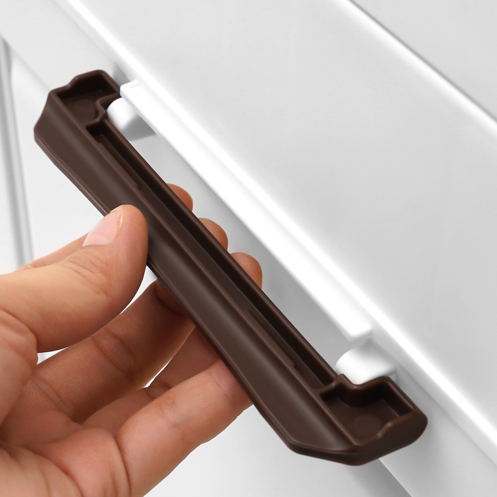 Foldable Stackable Storage Cabinets with Wheels White 25.59*16.54*43.5in