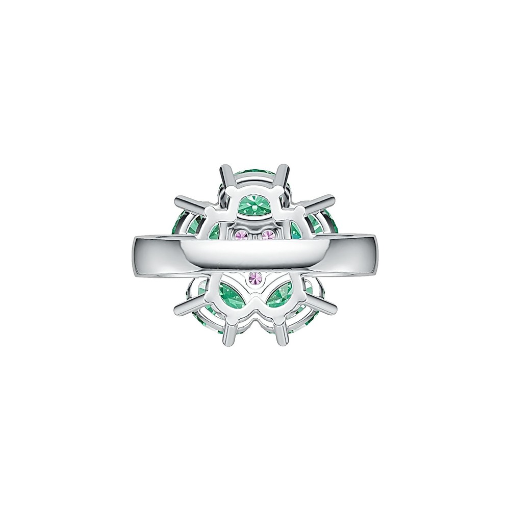 Sterling Silver Semi Mount Ring Setting Oval OV 7X5mm