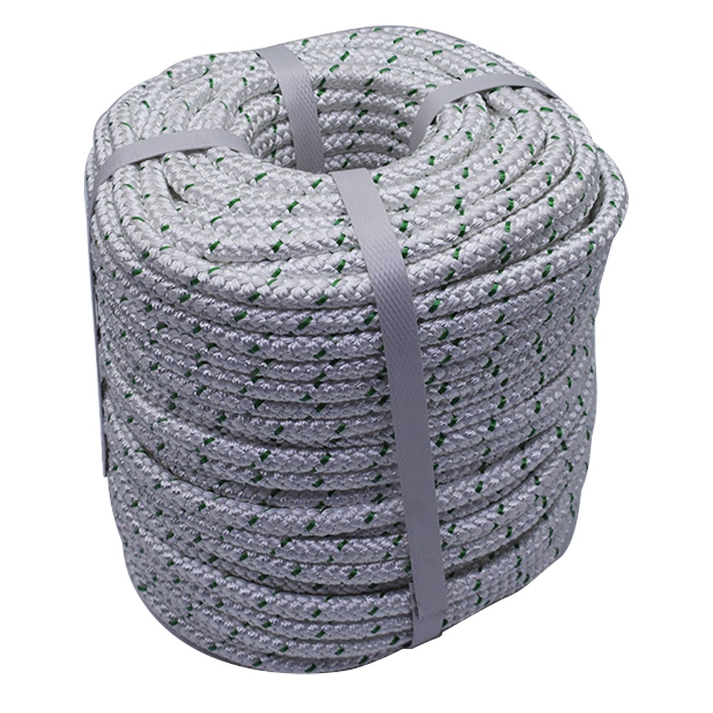 3/8"×200‘ Double Braid Polyester Rope 4800lbs Breaking Strength Strong Pulling