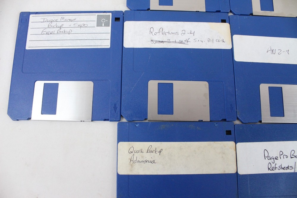 10 Vintage Computer Asgard Software Original 3.5" Floppy Disk TI 99/4A Backups