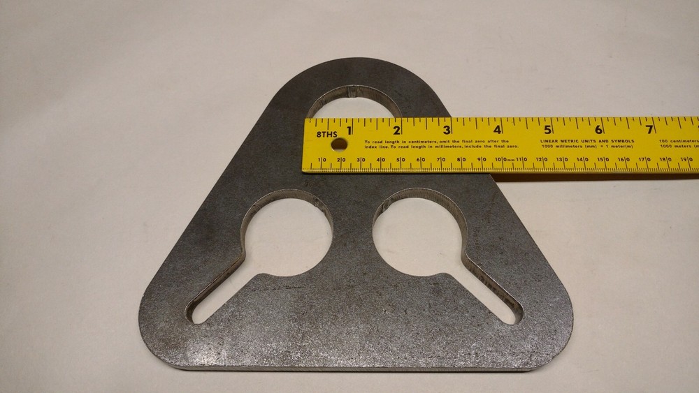 3/8" LOAD LEVELING EYE - D-RING - SHACKLE MOUNT - TRAILER TIE DOWN - PULL EYE