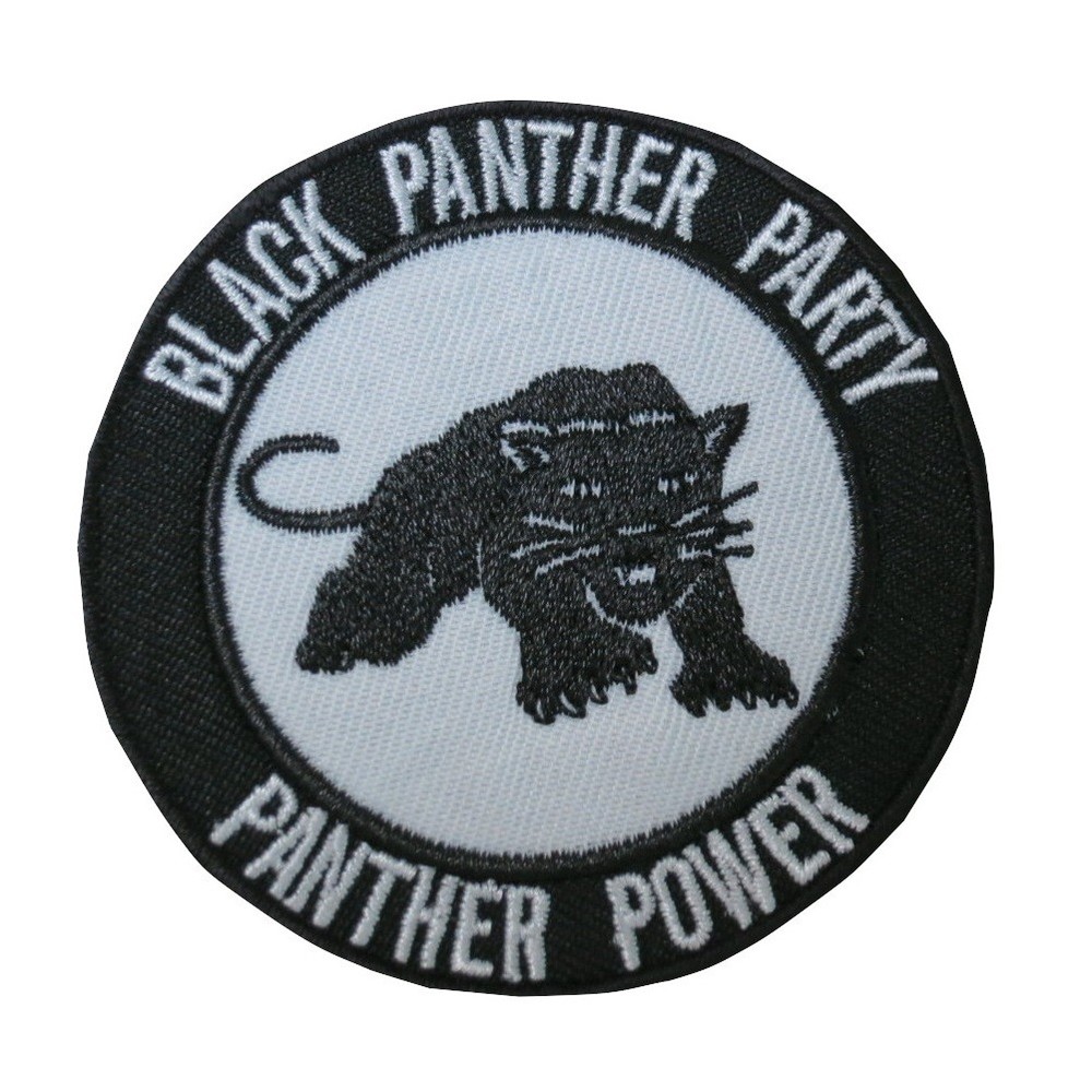 Black Panther Party Power Tactical Morale Hook and Loop Patch