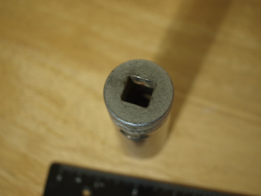 Vintage S-K 40832 1/2" Drive 1" 12pt Deep Socket