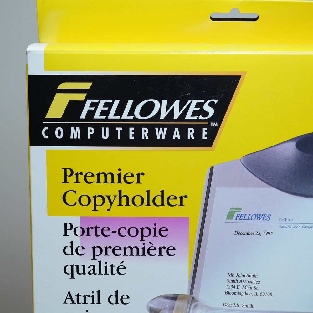 Fellowes 22100 Premium Copyholder Ergonomically Designed New In Box