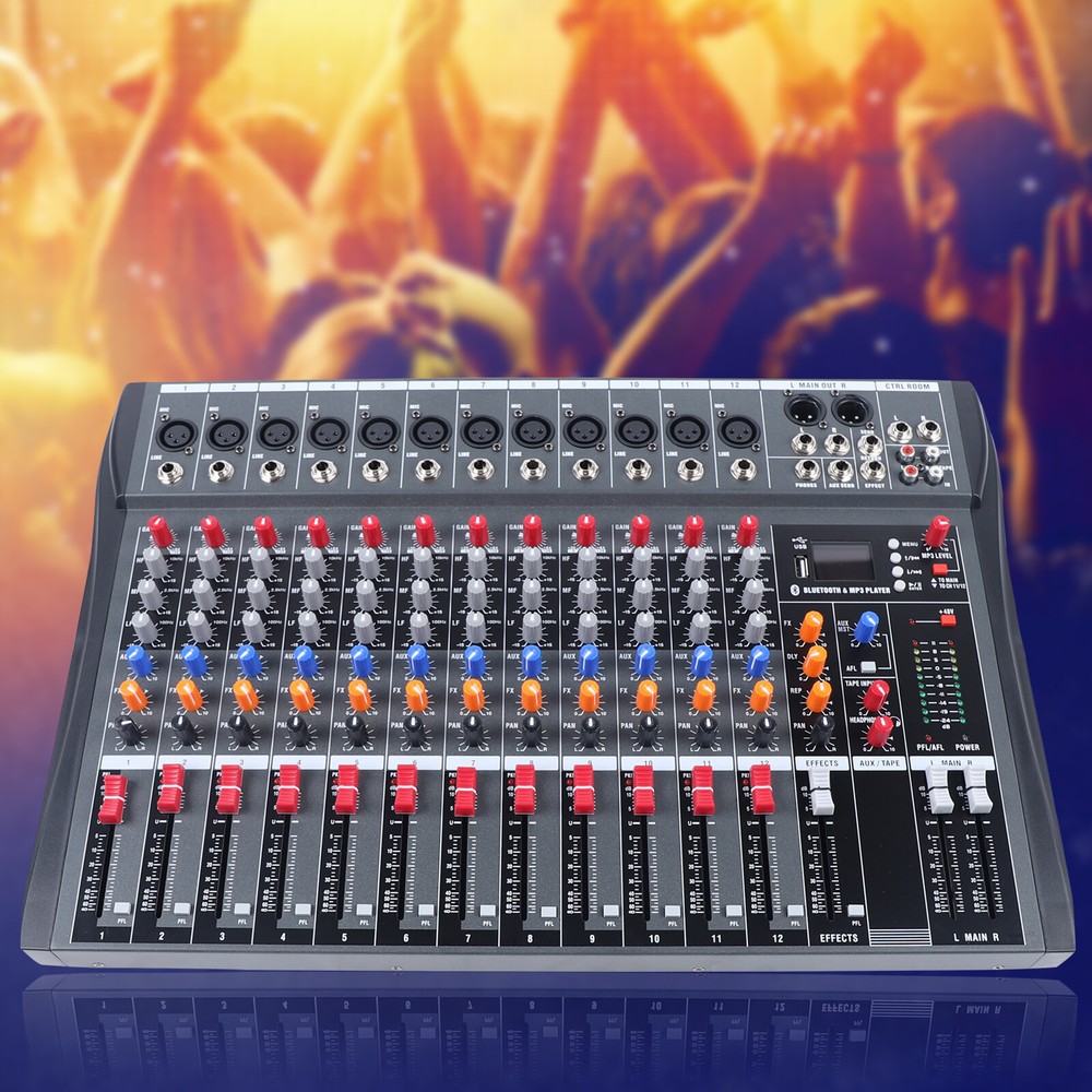 Pro Audio Equipment Live&Studio Mixers 12-channe Stage Analog Effect Processor