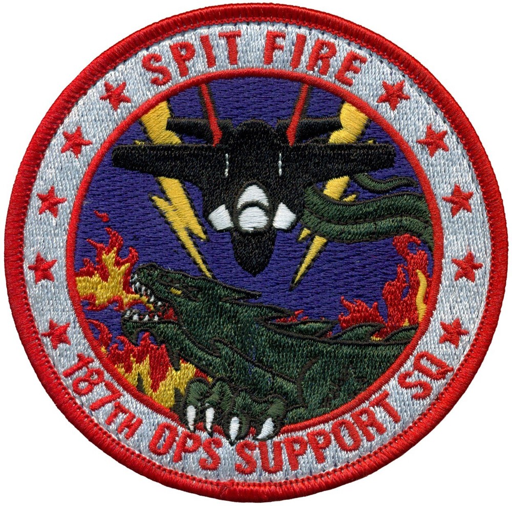 USAF 187th OPERATIONS SUPPORT SQUADRON – F-35 MORALE - PATCH