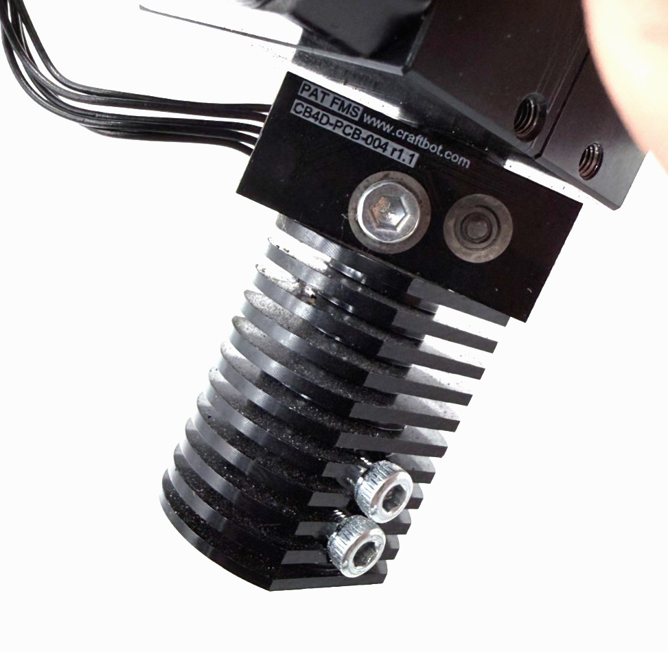 Craftbot Flow Extruder + Hotend Assembly Needs Fixing