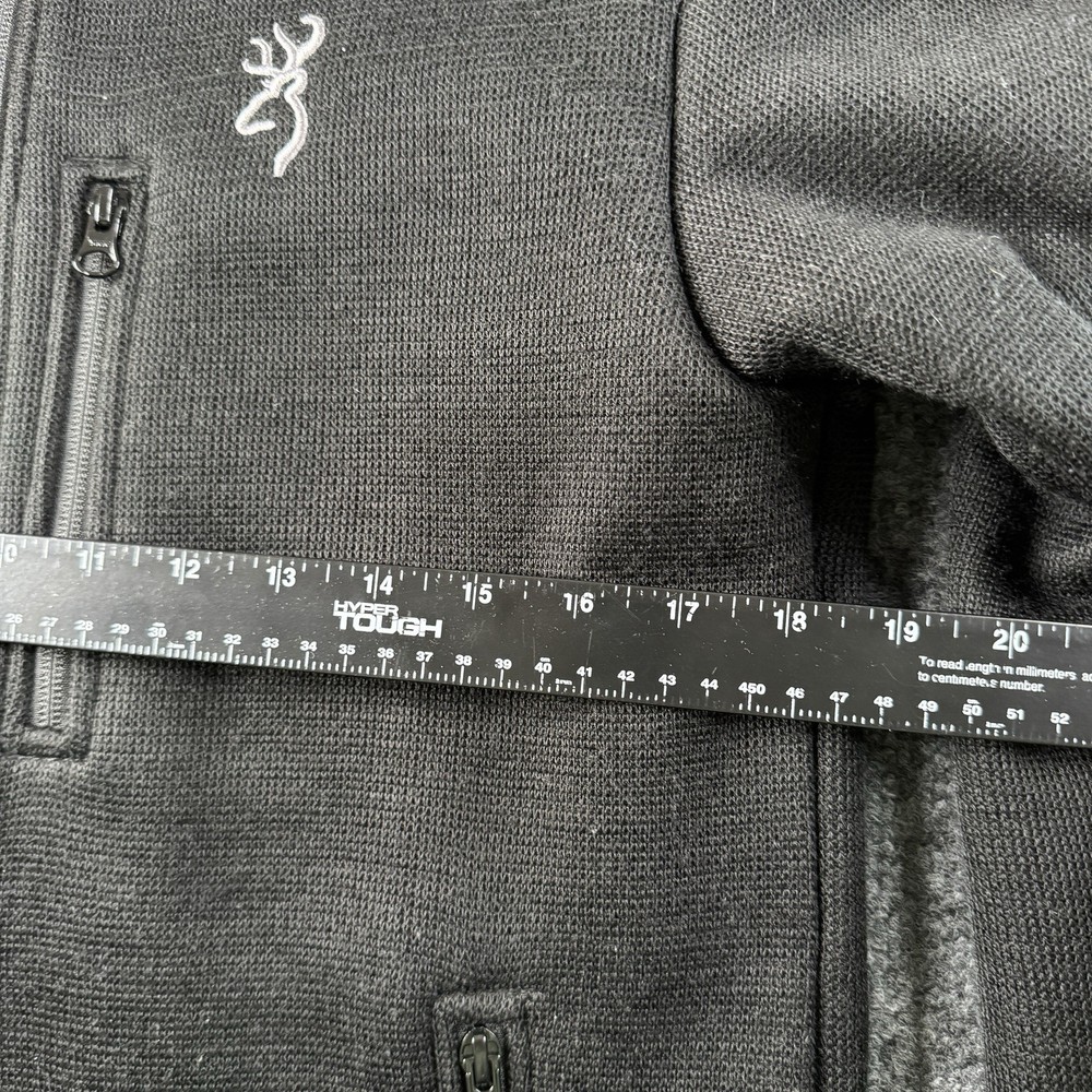Browning Performance Field Jacket Small Gray Black Fill Zip