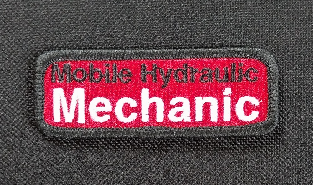 Embroidered PATCH ~ Mobile Hydraulic MECHANIC