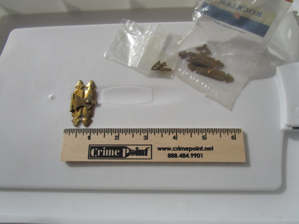 Rockler Brass decorative keepsake box catch or clasp
