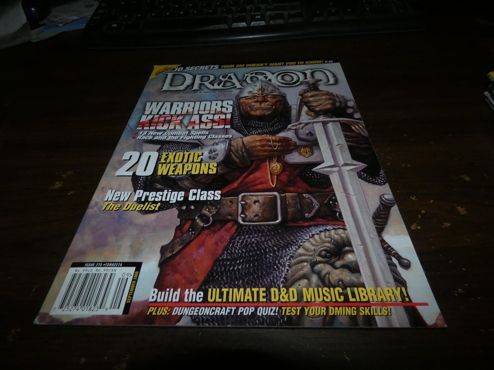 TSR: Dragon Magazine: Issue 275