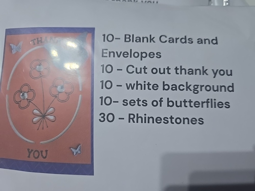 Handmade Card Making Kit 10 Cards