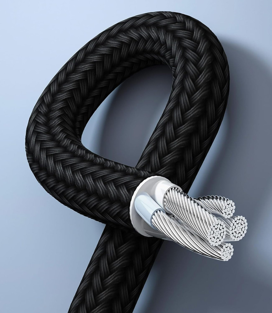 Multi USB C Cable 4FT, 3 in 1 Multiple Type C Charging,3A Splitter Black