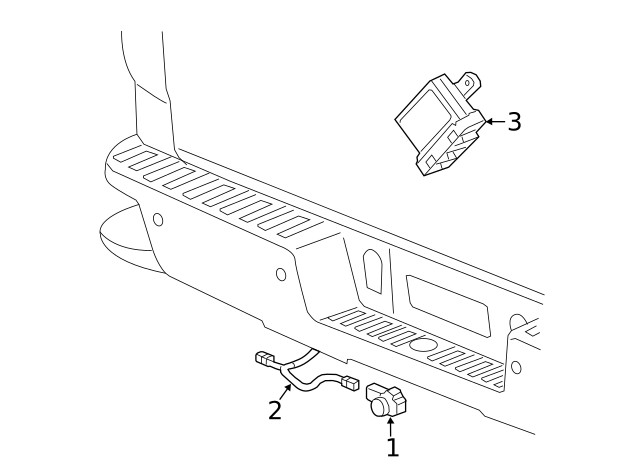 Genuine GM Parking Assist Control Module 84421595