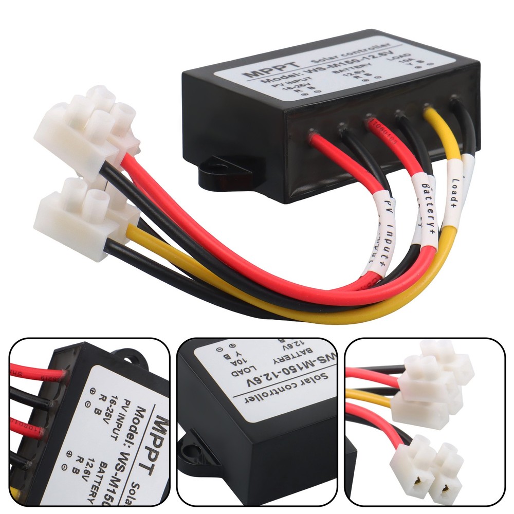 MPPT Solar Charge Controller 150W 12.6V Boost Waterproof Adjustable