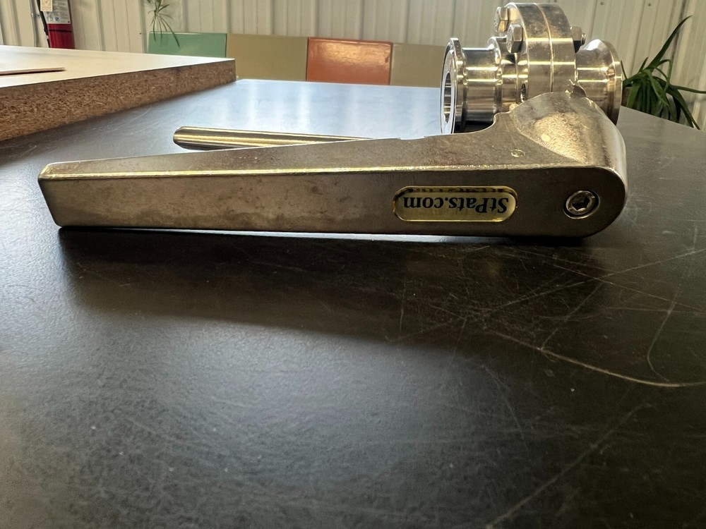 Butterfly Valve | 1" Clamp w/Stainless Handle and Squeeze Trigger (304SS)