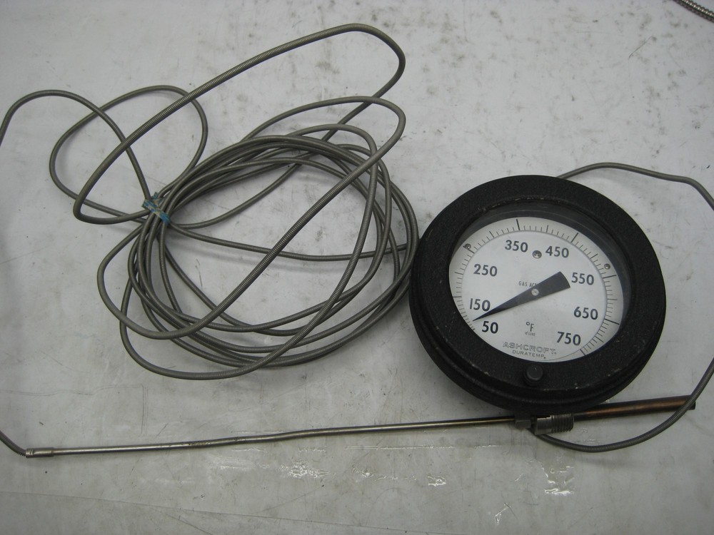 ASHCROFT DURATEMP THERMOMETER 50-750 DEGREES UNMP