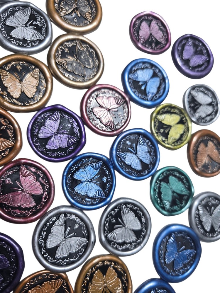 Pre Made Wax Seal Stick Ons 7 Different Designs