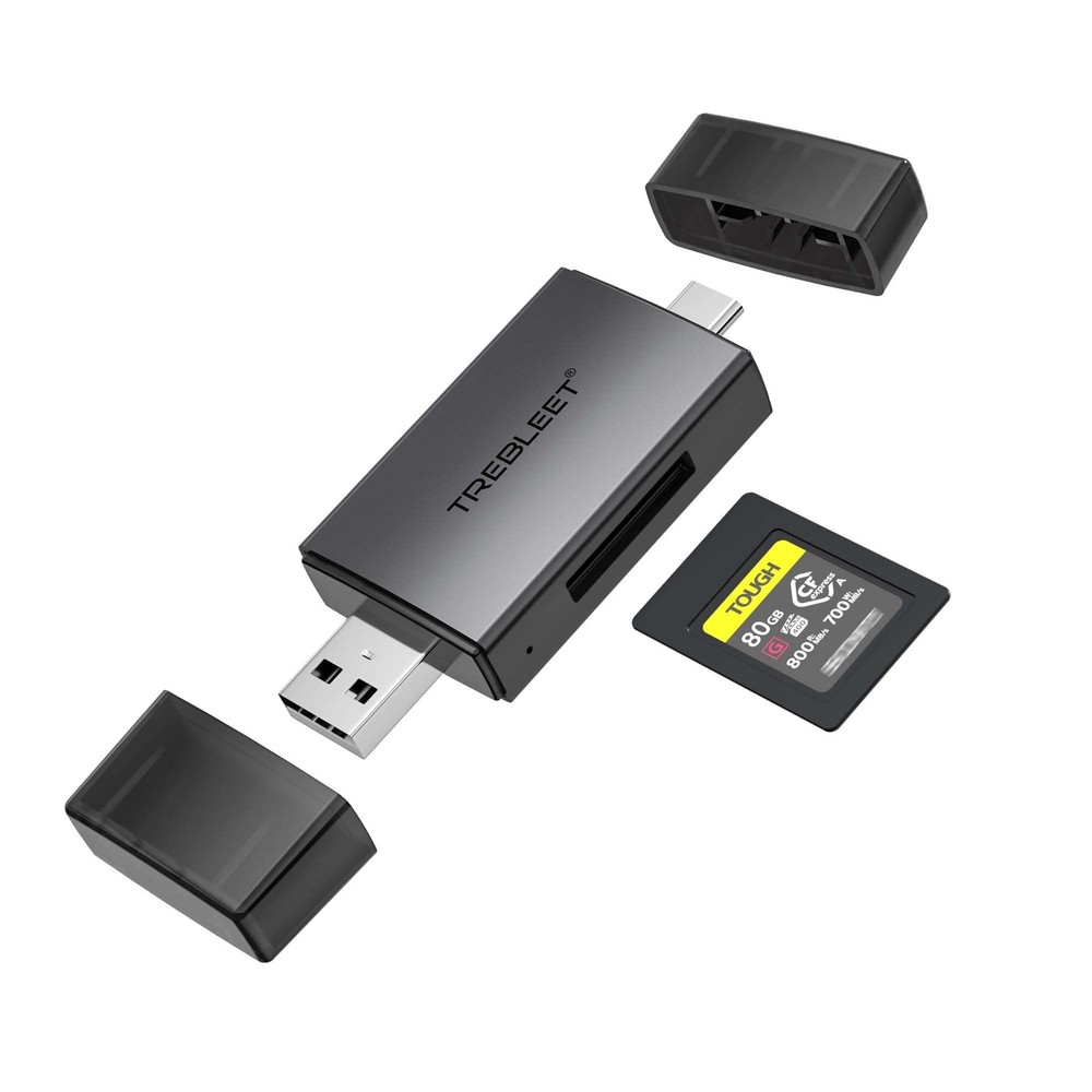 CFexpress Type A Card Reader, USB 3.2 Gen 2 10Gbps, USB A & C Port, Compatibl...