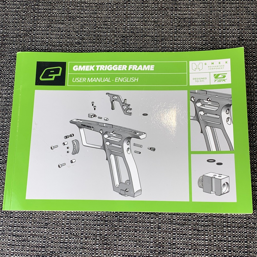 Planet Eclipse Gmek Trigger Frame Manual - paintball