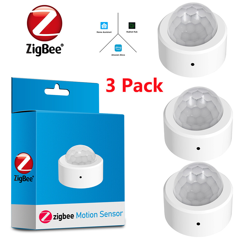 1-3Zigbee Wireless Motion Sensor Detector for Home Assistant Hubitat Alexa Smart