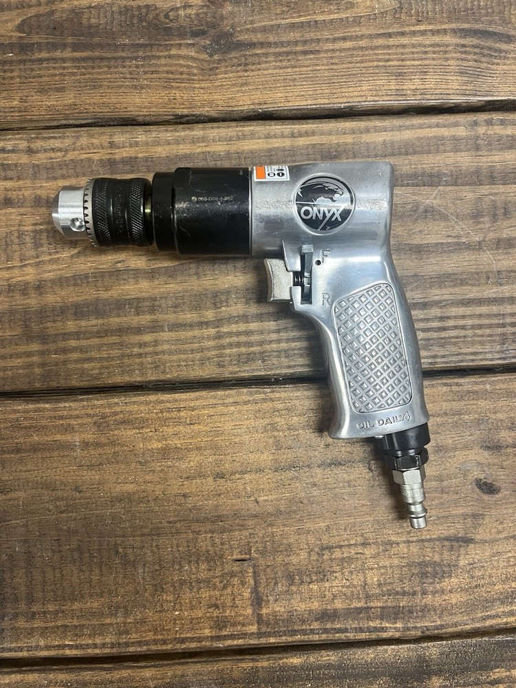 Astro Pneumatic 3/8" Reversible Air Drill Driver Onyx Model EXCELLENT