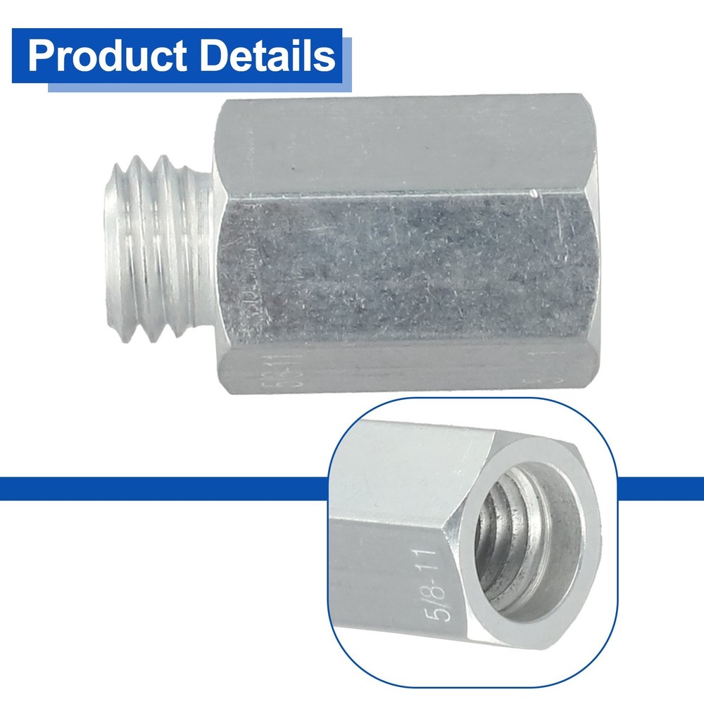 5/8 Extender Polisher Interface Adapter For Angle Grinder Metal Replacement Hot