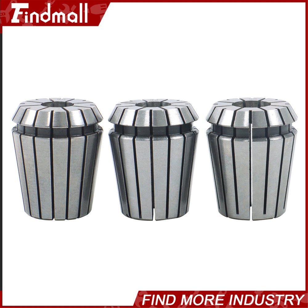 Findmall ER32 Collet Set 18 Pack for MT3 Spindle M12 Thread Spring Collets