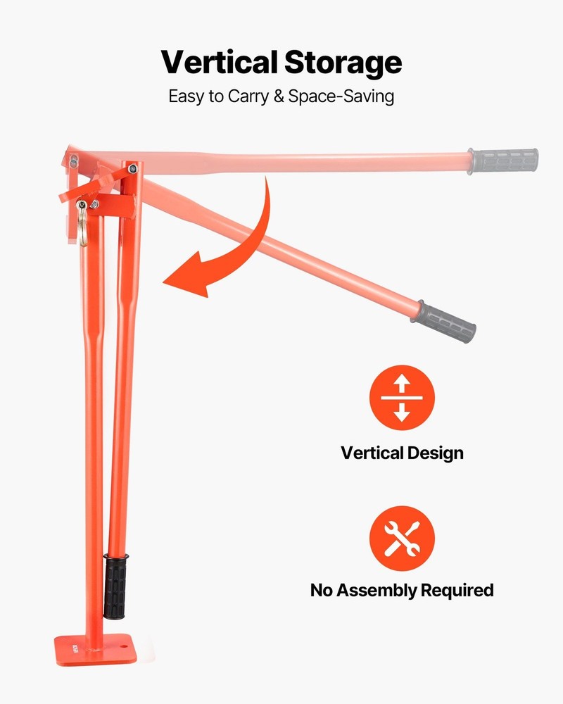 36in T-Post Puller Heavy-Duty Steel 660lb Lever-Saving Pulling Tool