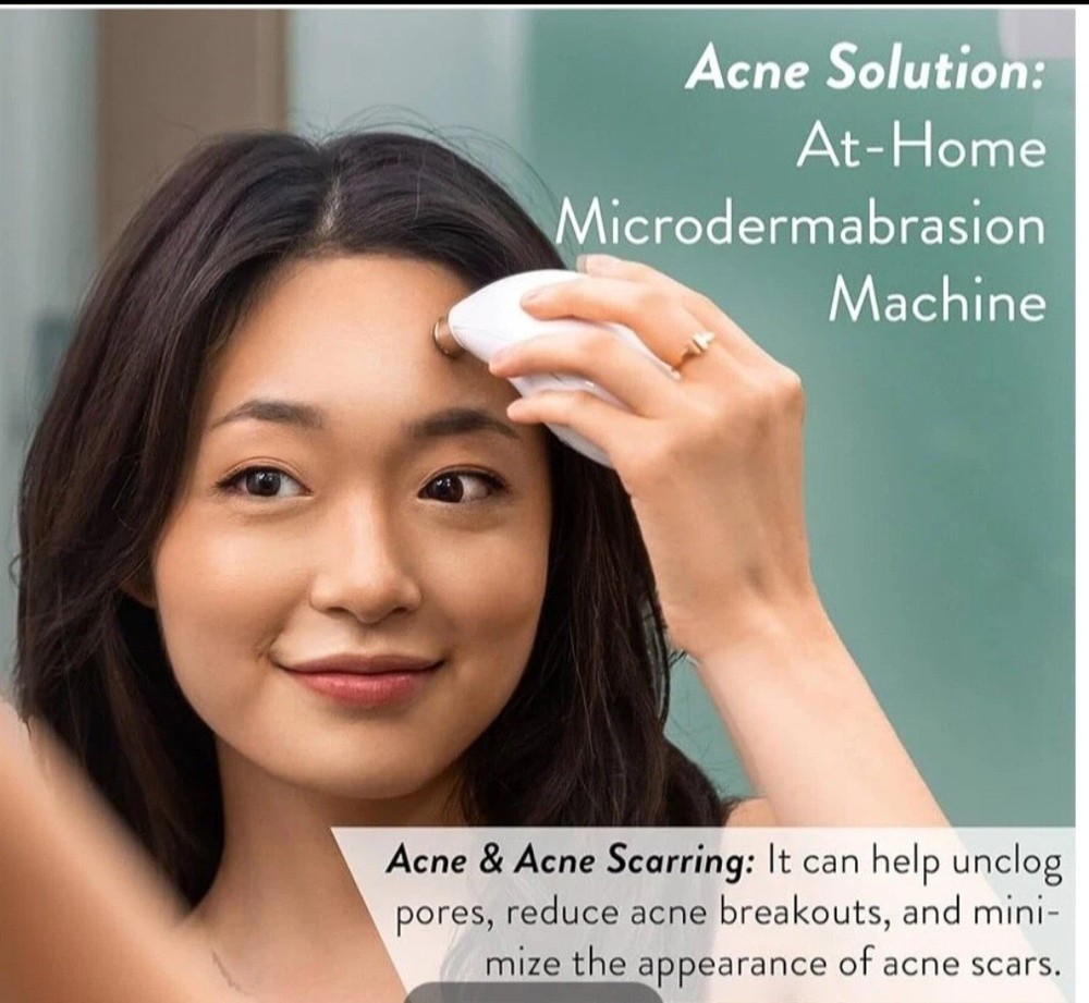 Microderm GLO Diamond Microdermabrasion Machine and Suction Tool