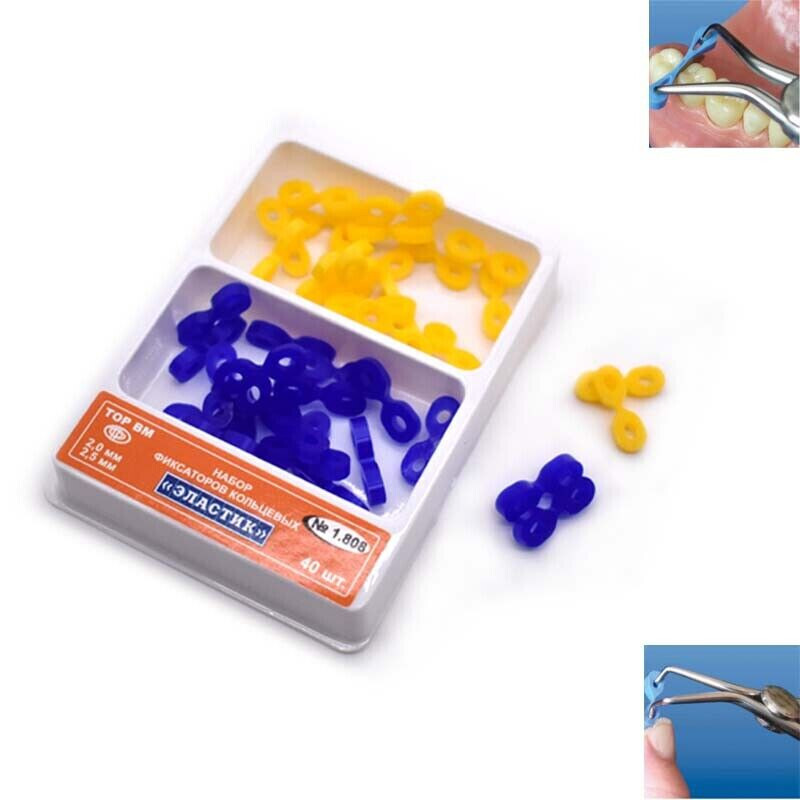 Dental Elastic Fixing Wedges Matrix Matrices Dam Composite Rubber Soft & Hard