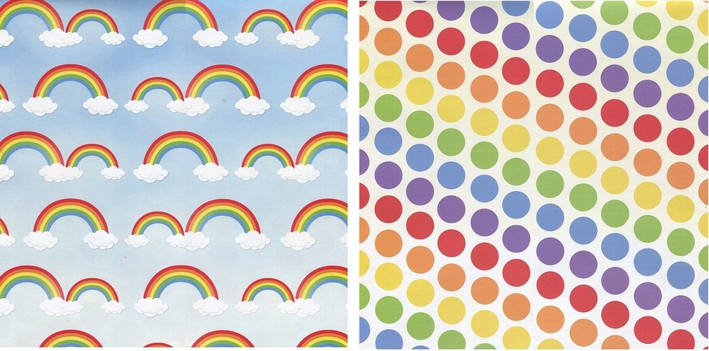 Rainbow Connection #11, scrapbook paper, Double-sided Ella & Viv - EAV242