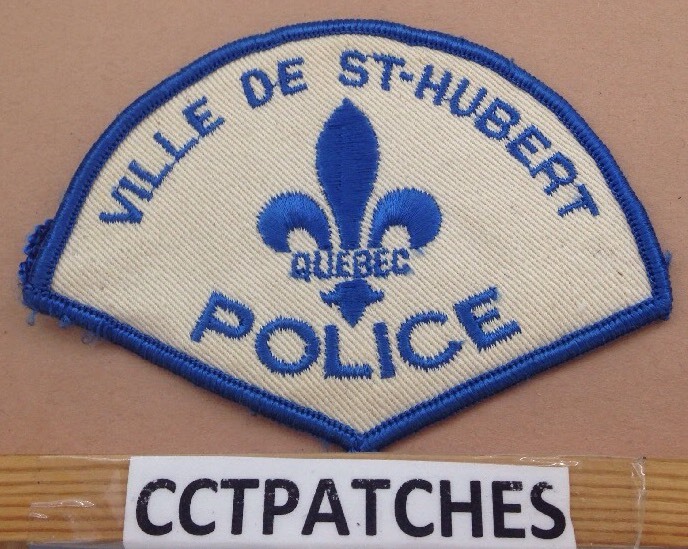 VILLE DE ST-HURBERT QUEBEC, CANADA POLICE SHOULDER PATCH
